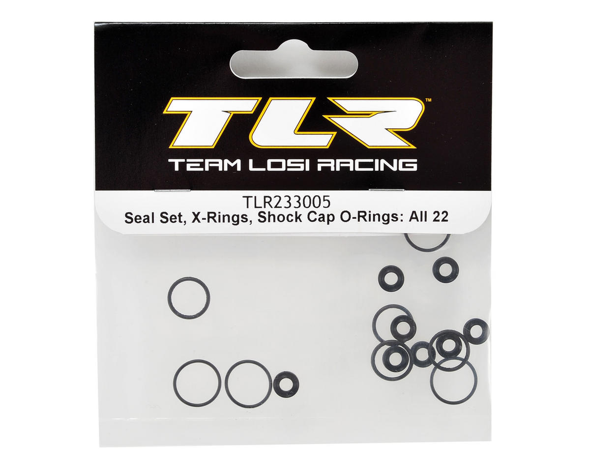 Seal Set, X-Rings, Shock Cap O-Rings: All 22
